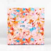 Коробка для цветов с вазой и PVC окнами складная «Весенние цветы», 16 х 23 х 16 см Коробка для цветов с вазой и PVC окнами складная «Весенние цветы», 16 х 23 х 16 см