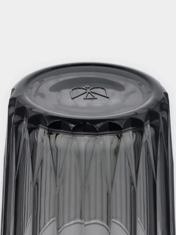 Стакан низкий "Мистерия" графит 250 мл, 6 шт.