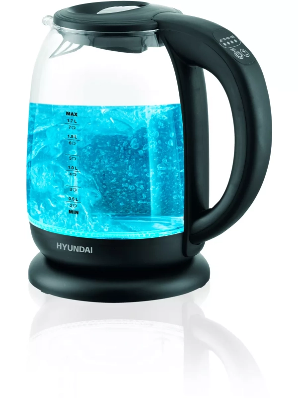 Чайник HYK-S3809 1.7л. 2200Вт черный