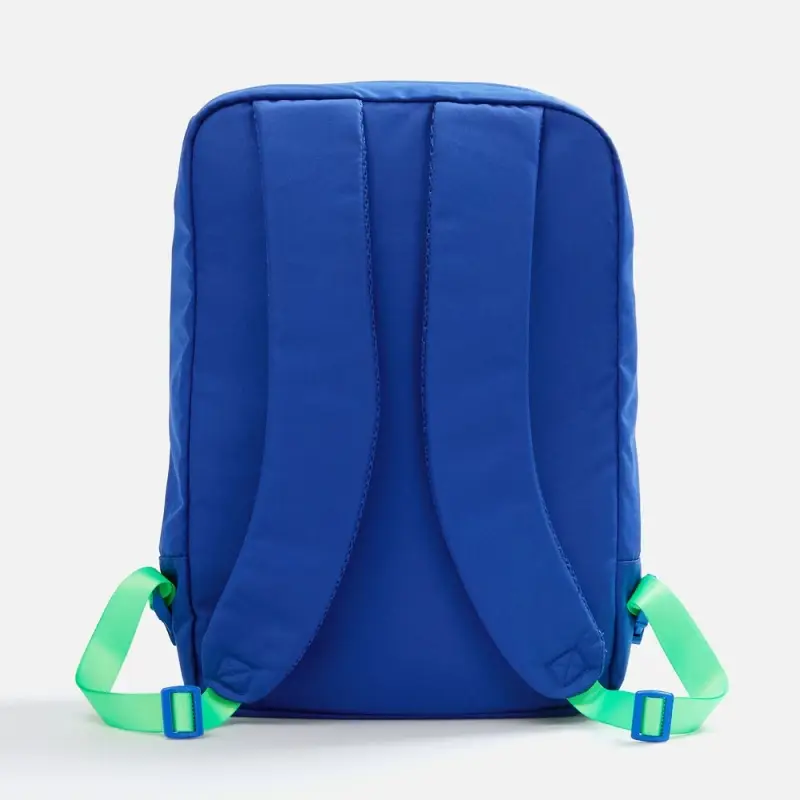 Рюкзак B2, синий с зелеными стропами