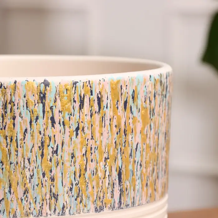 Горшок цветочный Времена года бук весна №2, 1,6 л, d - 15 см