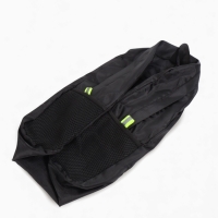 Рюкзак складной, отдел на молнии, наружный карман, 2 боковых кармана, цвет чёрный