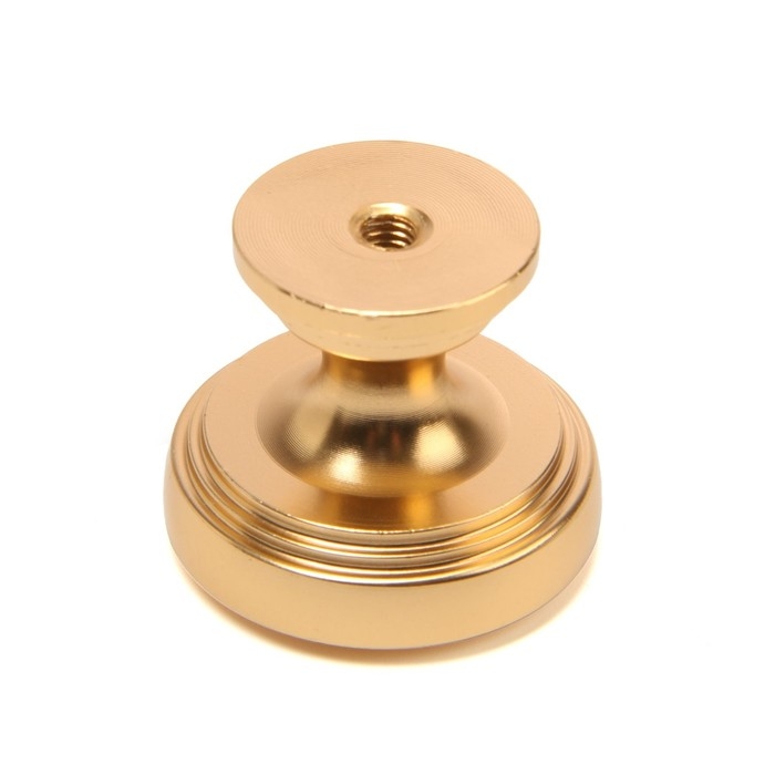 Ручка-кнопка CAPPIO PK322, d=30 мм, цвет золото, 8 шт.