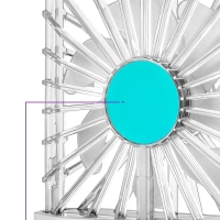 Мини-вентилятор беспроводной КТ-406 - 2.1 Вт