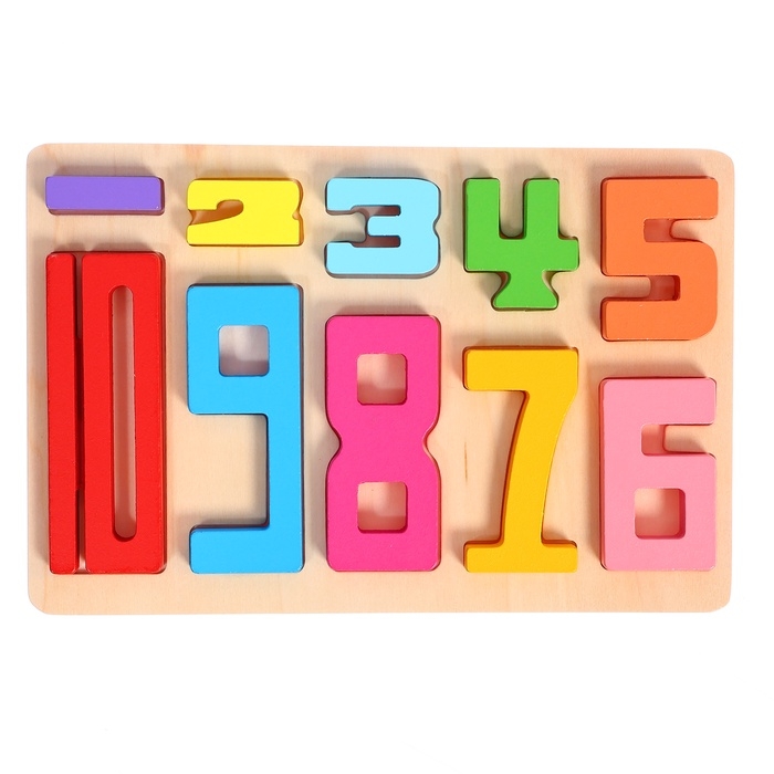 Развивающий набор &laquo;Яркие цифры&raquo;, 10 цифр, 3+