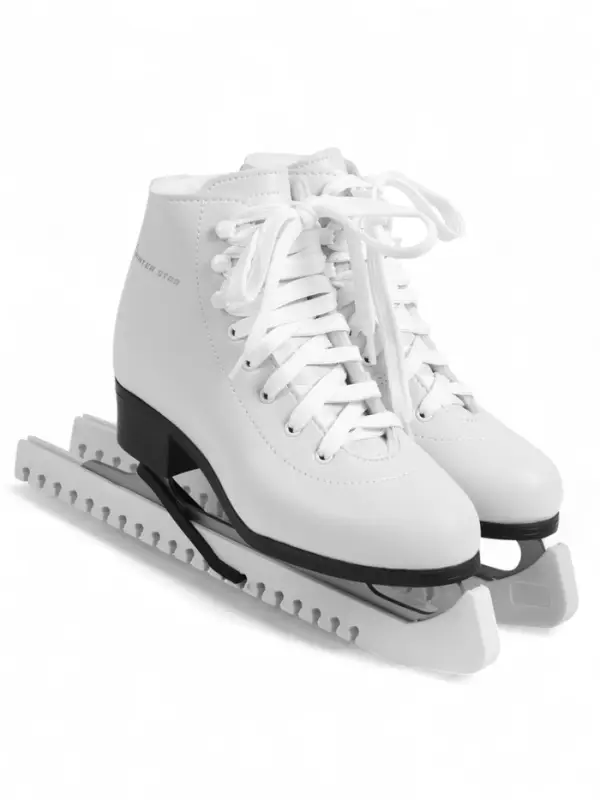 Чехлы для коньков универсальные Winter Star, цвет белый