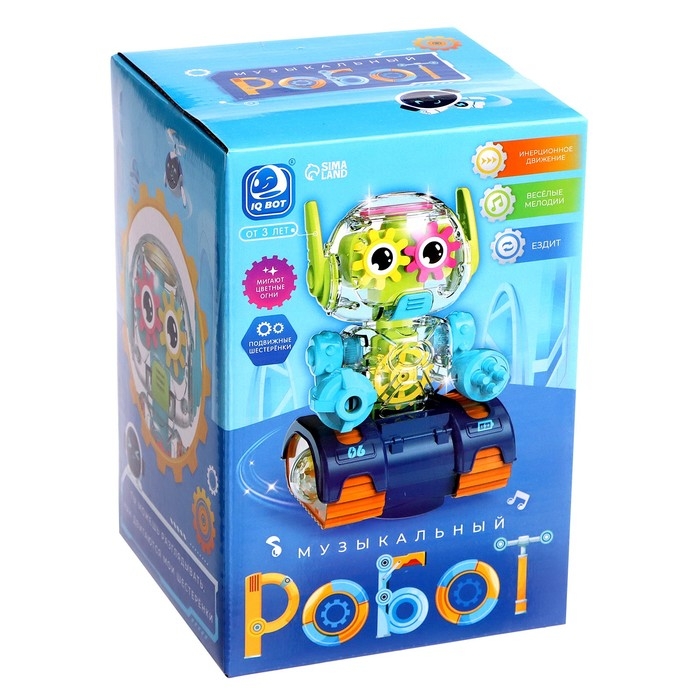 Музыкальный робот &laquo;Шестерёнка&raquo;, звук, свет