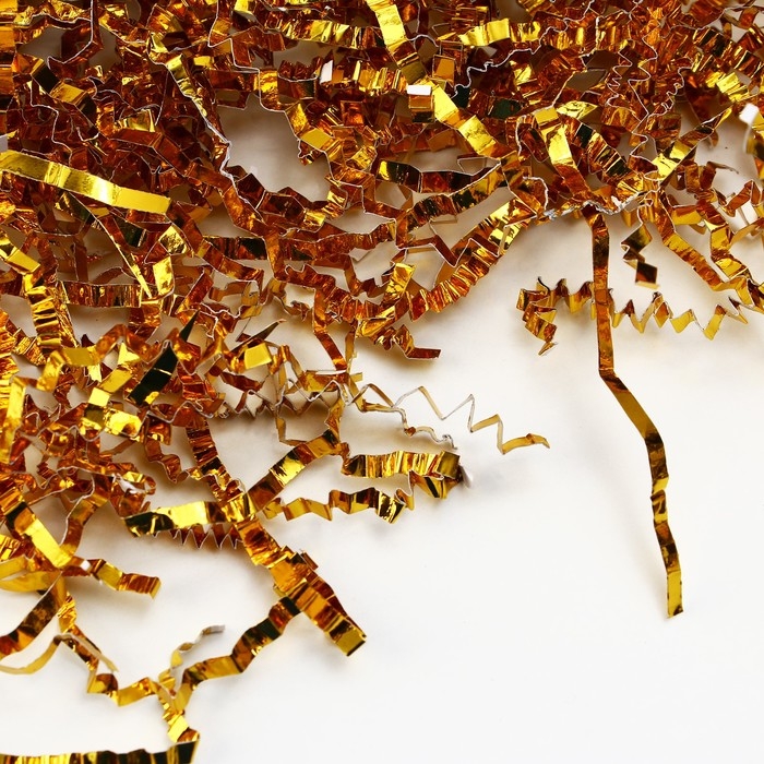 Наполнитель для шаров и подарков, упаковка, &laquo;Золотой закат&raquo; , 15 х 26 см