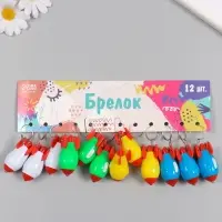 Фонарик свет на кольце "Ракета" LR41x3 шт МИКС 2,7х2,7х5 см