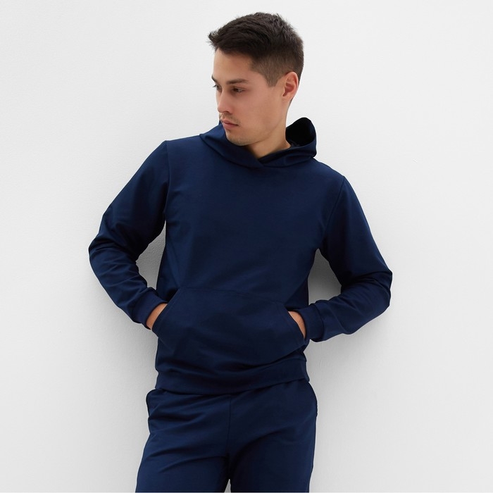 Толстовка мужская, цвет тёмно-синий, размер 54 Толстовка мужская, цвет тёмно-синий, размер 54