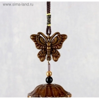 Музыка ветра металл "Бабочка" 3 колокольчика 40 см Музыка ветра металл "Бабочка" 3 колокольчика 40 см