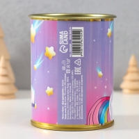 Подарочные носки с принтом в банке &laquo;Для единорожки&raquo;, (внутри носки женские)