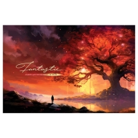 Альбом д/рис А4 32л греб Fantastic, обл мел карт, бл офс 100г/м2, МИКС