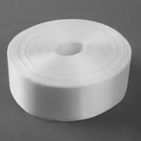 Лента атласная, 50 мм &times; 100 &plusmn; 5 м, цвет тёплый белый