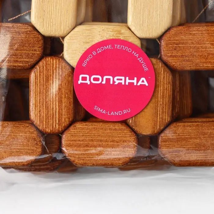 Подставка под горячее Доляна &laquo;Бамбук&raquo;, под кружку, бамбук, 12&times;12 см