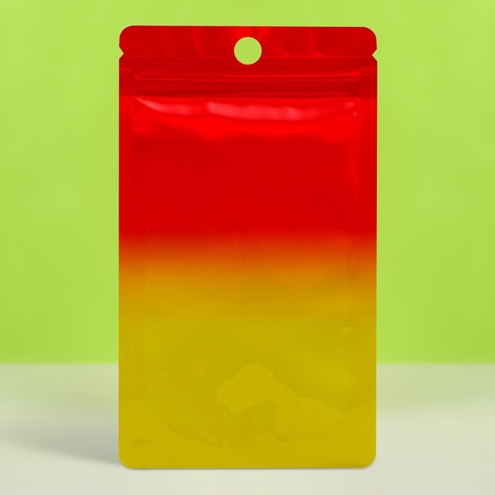 Пакет Зип-лок с окном, с еврослотом, огонь, 7,5 х 12 см набор 20шт 10664561