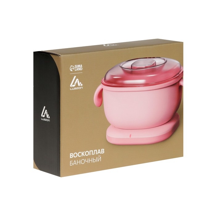 Воскоплав Luazon LVPL-06, баночный, 100 Вт, 400 г, розовый Воскоплав Luazon LVPL-06, баночный, 100 Вт, 400 г, розовый