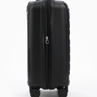 Чемодан 20", PP, 38*22*56, отд на молнии, отд/ноут, код замок, 4 колеса, черный