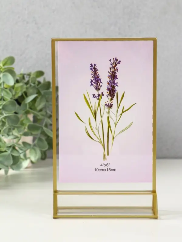 Фоторамка акрил на 2 фото 10х15 см "Прозрачность мыслей" 4х13,5х18 см