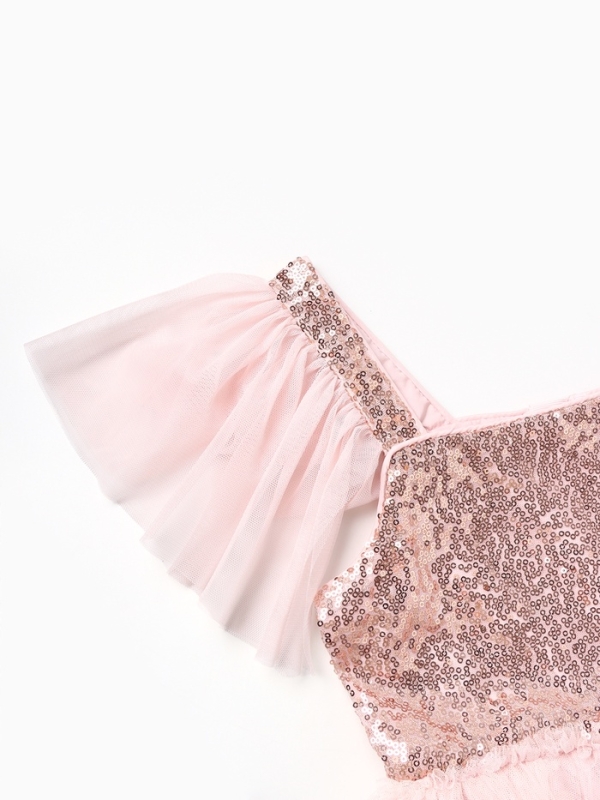 Платье детское нарядное KAFTAN рост 130, розовый