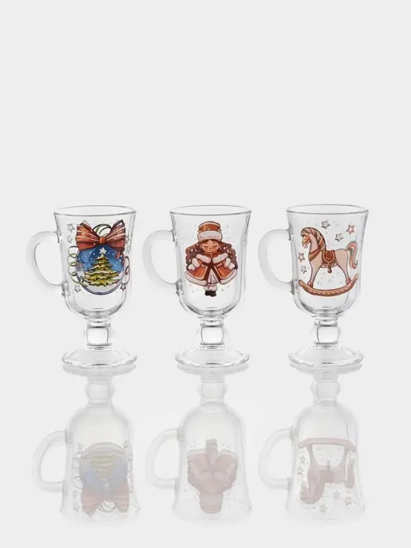 Кружка "Глинтвейн" "Новогодние игрушки" 250 мл