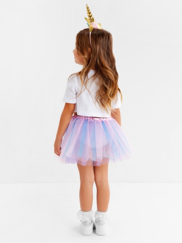 Набор для фотосессии KAFTAN Набор для фотосессии KAFTAN "Единорог": юбка трехслойная и ободок, 25 см