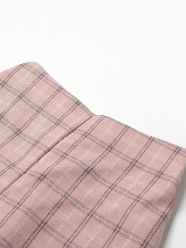 Комплект женский (блузка, шорты) MINAKU: Casual Collection цвет розовый клетка, размер 44