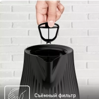 Чайник электрический Loft KO250830, черный, 1.7 л