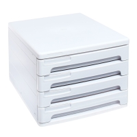 Файл-кабинет 4-секционный пластиковый ErichKrause "Classic", белый Файл-кабинет 4-секционный пластиковый ErichKrause "Classic", белый