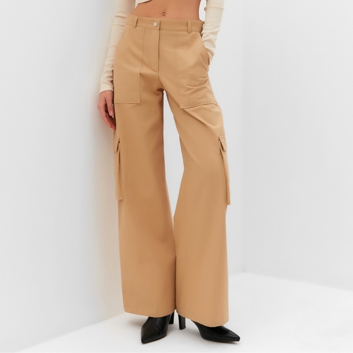 Брюки-карго женские MIST Base, р. L, бежевый Брюки-карго женские MIST Base, р. L, бежевый
