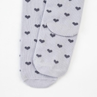 Колготки детские KAFTAN «Сердечки» 104-110 см, цвет серый Колготки детские KAFTAN «Сердечки» 104-110 см, цвет серый