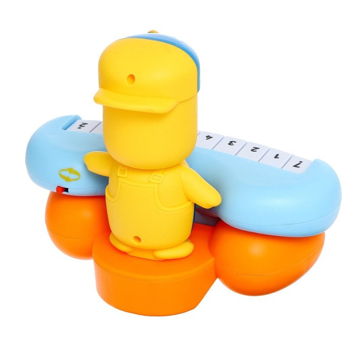 Музыкальное пианино &laquo;Утёнок&raquo;, 10 клавиш, работает от батареек