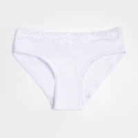 Трусы женские слипы, цвет белый, размер 42-44