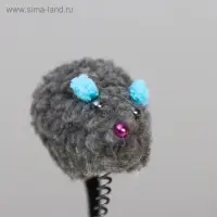 Игрушка для кошек с дразнилками "Мышь и сыр", 26 х 14,5 х 22 см  микс цветов