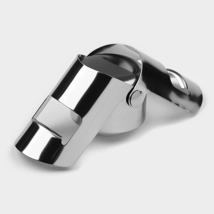 Пробка для бутылки раздвижная Magistro, 4&times;4&times;5,5 см, цвет серебристый