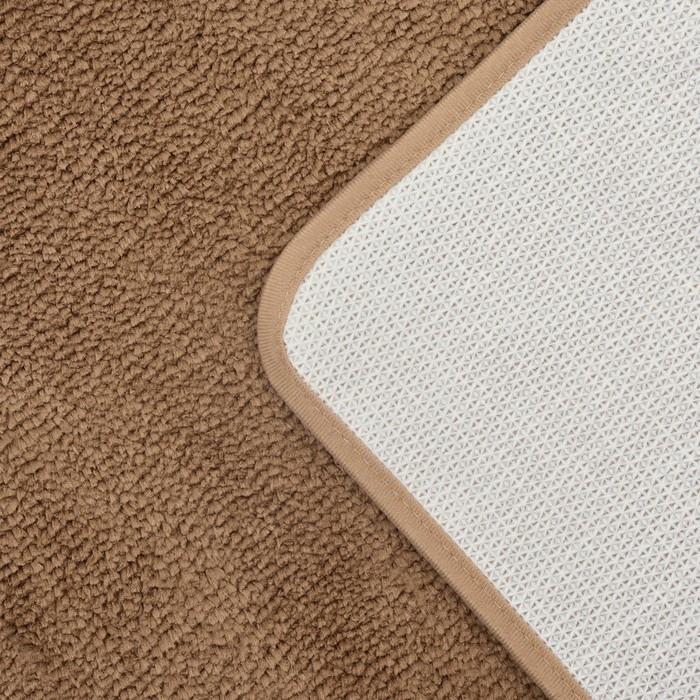 Коврик Доляна &laquo;Нина&raquo;, 50&times;80 см, цвет бежевый