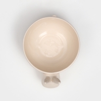 Тарелка глубокая &laquo;Зайчик&raquo;, бежевая, керамика, d=18 см, 1,6 л, Иран