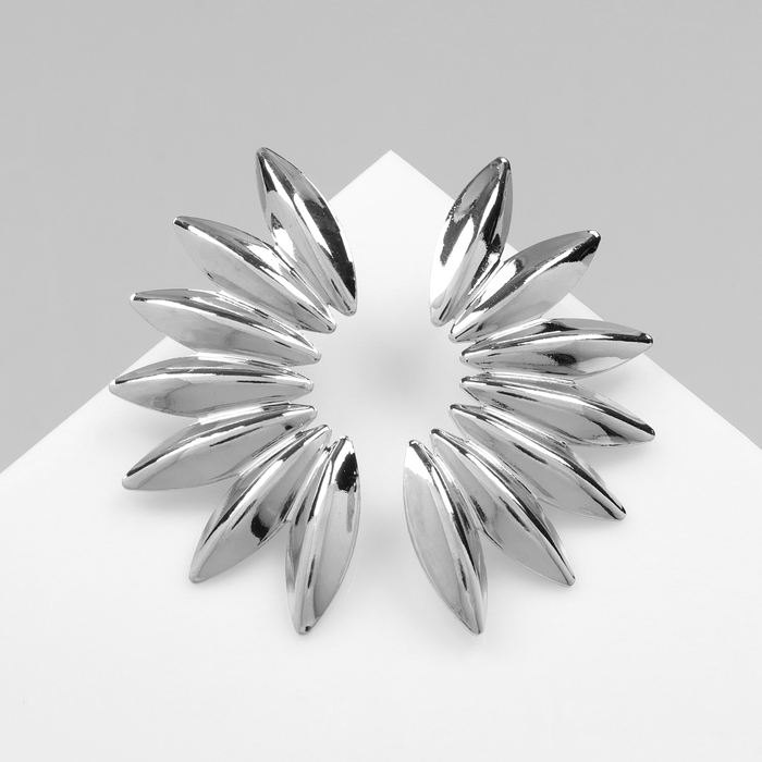 Серьги металл &laquo;Атмосфера&raquo; ярило мини, цвет серебро