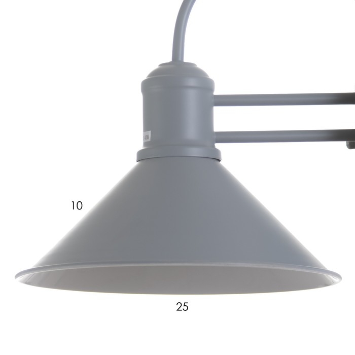 Бра "Бравер" Е27 серый 26х26х30 см