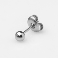 Пистолет одноразовый для пирсинга, серьга в комплекте &laquo;Минимал&raquo;, 4 мм, цвет серебро