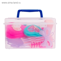 Набор парикмахера &laquo;Очаровательная леди&raquo;, 11 предметов, в чемодане