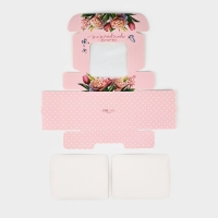 Коробка для эклеров с вкладышами &laquo;Самой прекрасной&raquo;, 15 х 10 х 5 см