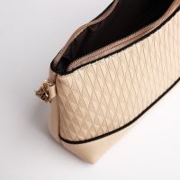 Сумка кросс-боди на молнии, цвет бежевый