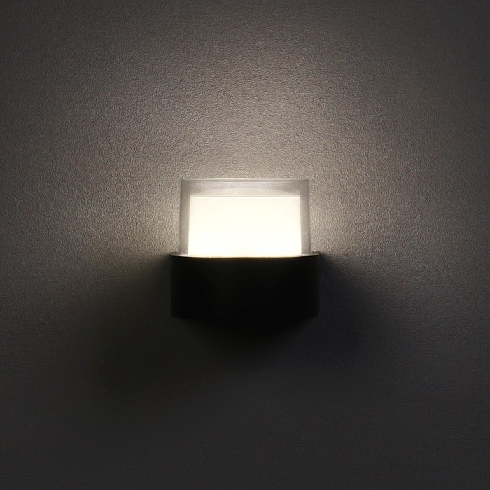 Светильник фасадный &laquo;Гранд&raquo;, FSD-039, 5 Вт, 4000К, IP65, 220 В, пластик, черный