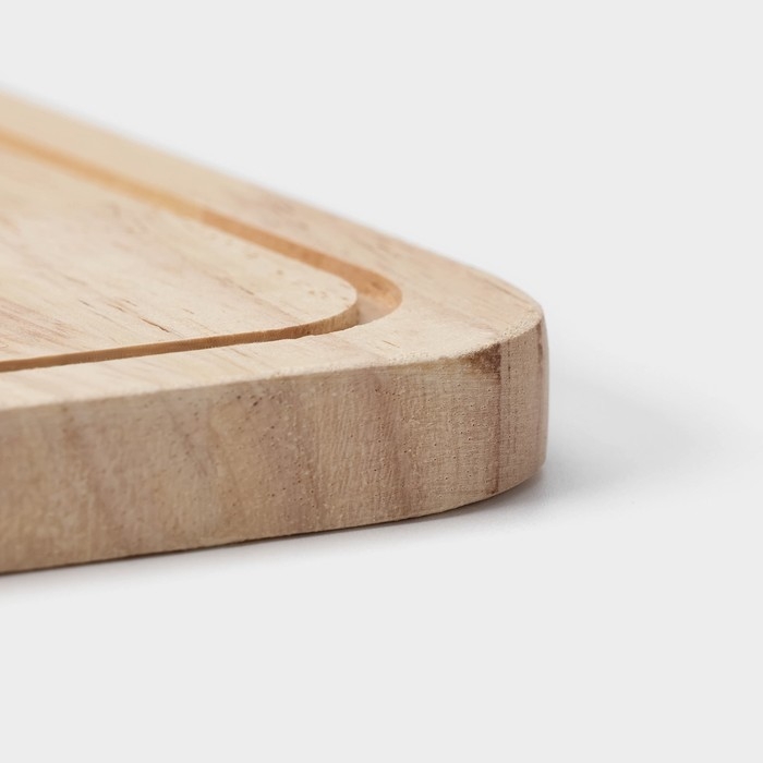 Доска для подачи Доляна &laquo;Дубрава&raquo;, 33&times;13,5 см, дуб