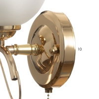 Бра 3905-158/1 40Вт E27 золото Бра 3905-158/1 40Вт E27 золото