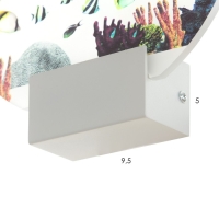 Бра "Подводный мир" LED 6Вт 4000К белый 24х6х24 см