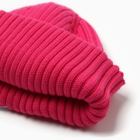 Шапочка детская, цвет фуксия, р-р 54-56 (7 лет) Шапочка детская, цвет фуксия, р-р 54-56 (7 лет)