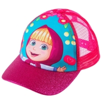 Кепка детская, размер 52-56, Маша и Медведь Кепка детская, размер 52-56, Маша и Медведь
