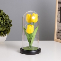 Ночник колба «Тюльпаны» LED 3хААА желтый 10,5х10,5х22см Ночник колба «Тюльпаны» LED 3хААА желтый 10,5х10,5х22см